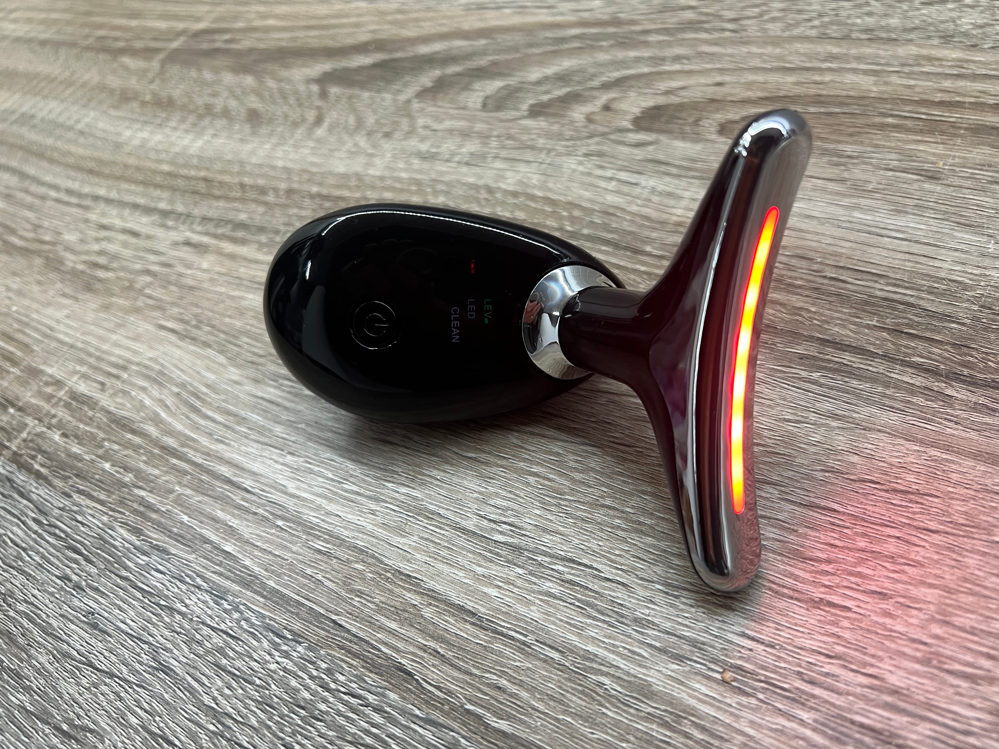 Urządzenie do liftingu twarzy i szyi LED 7 kolorów, usuwanie podwójnego podbródka 🌈